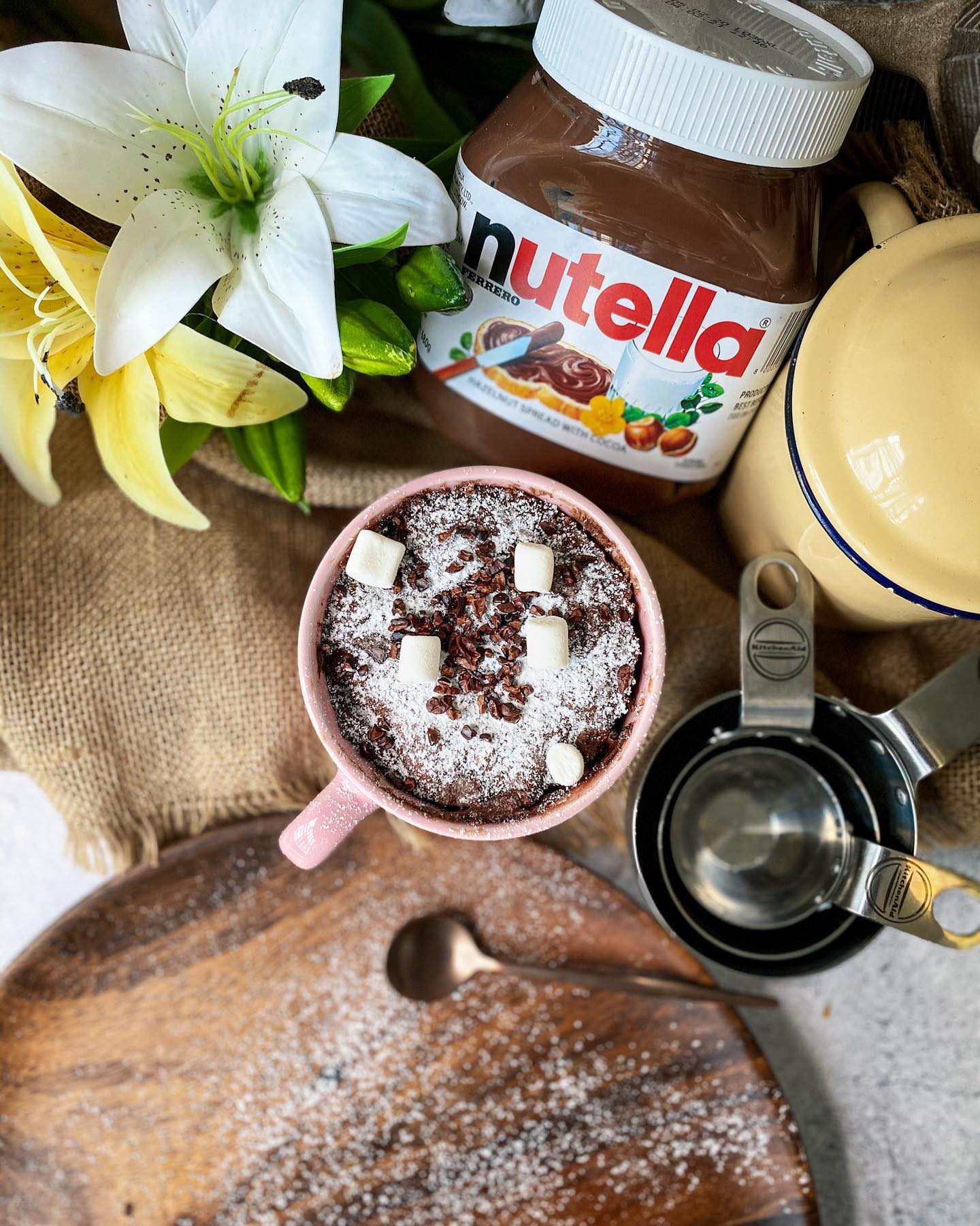 Nutella Mug Cake By Chef Kecik Baking Guru 