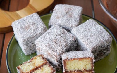 Lamingtons Callebaut Cake by Chef Kecik