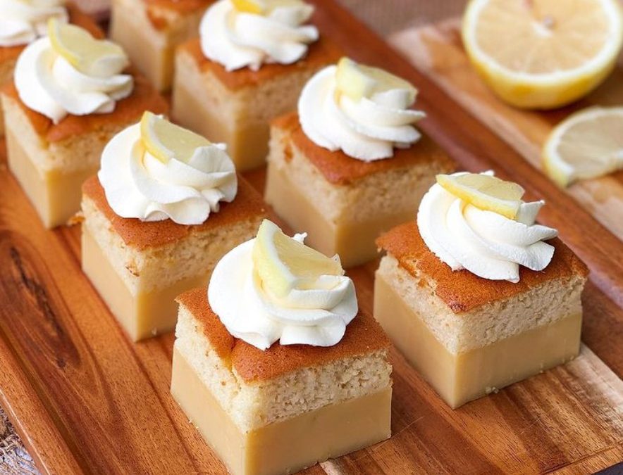 Lemon Custard Impossible Cake By Chef Kecik Baking Guru